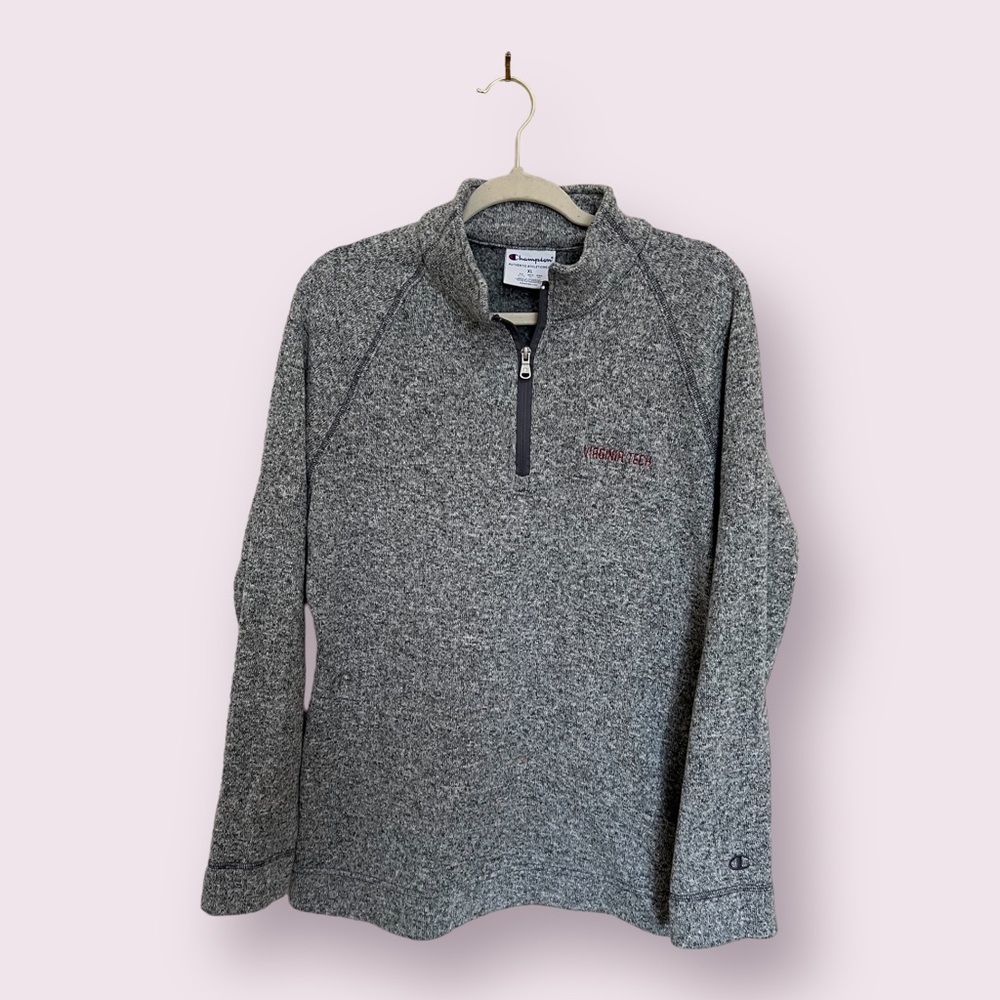 NEW Champion Virginia Tech 3/4 Zip